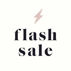 Flash sale, 12 hours only!!  💕💕💕